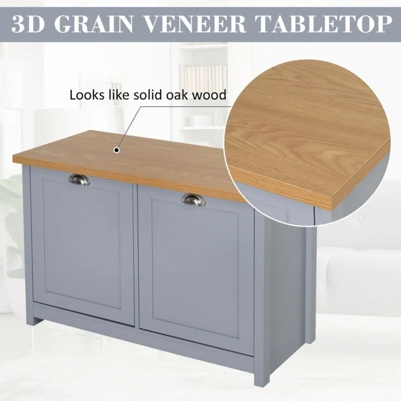 2 Door Oak Top Wooden Shoe Storage Cabinet
