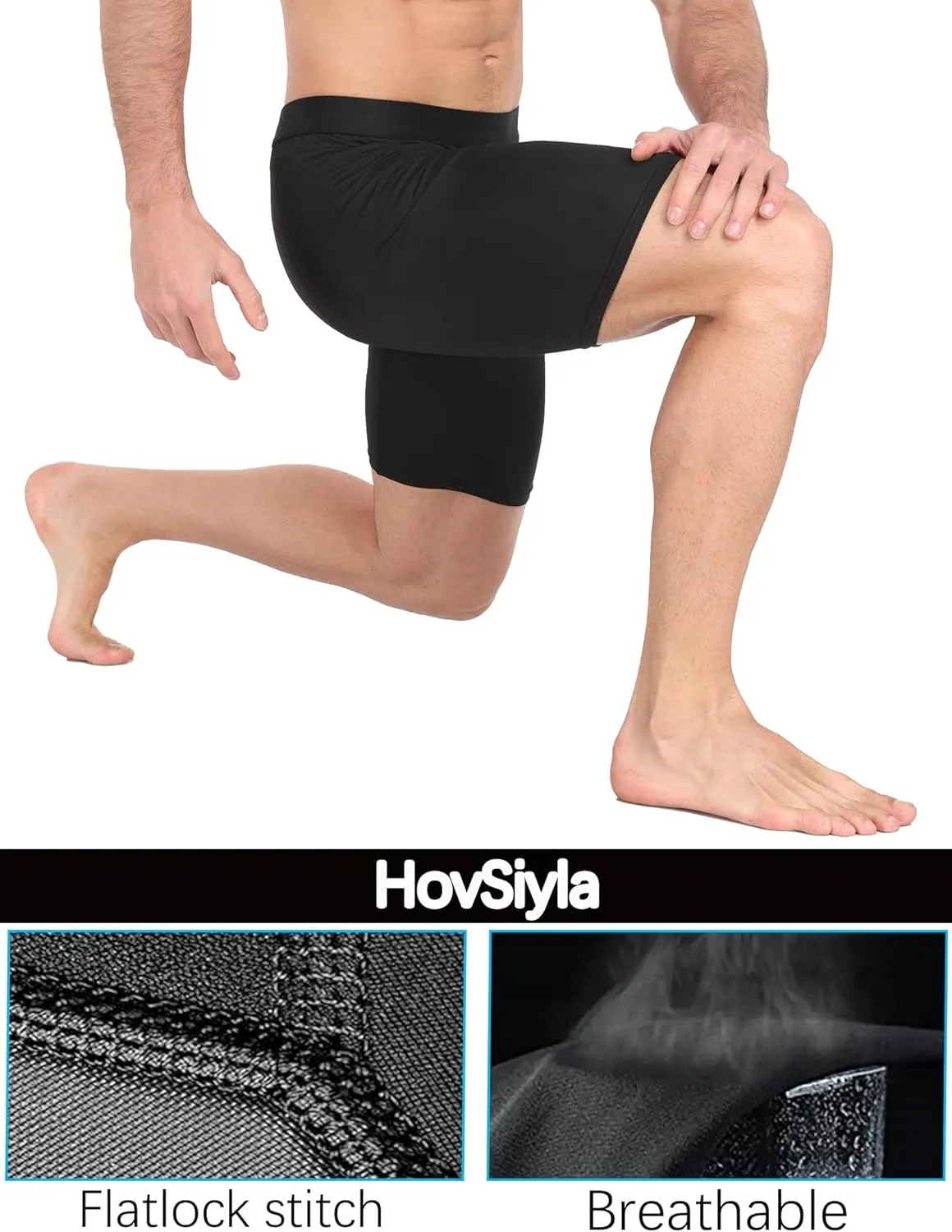 4 Pack Compression Workout Shorts Men Performance Sports Baselayer Athletic Running Shorts Underwear Spandex