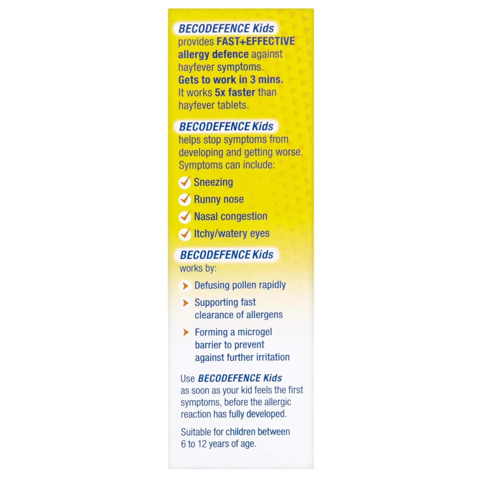 Becodefence Allergy Defence Nasal Spray for kids - 20ml