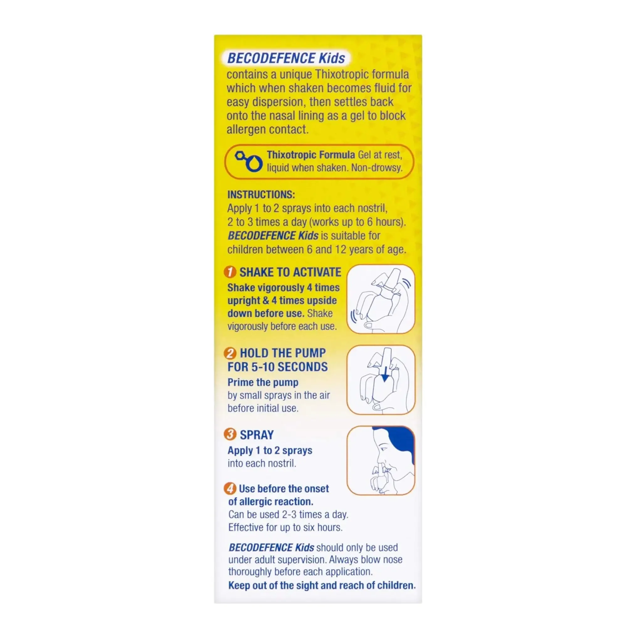 Becodefence Allergy Defence Nasal Spray for kids - 20ml