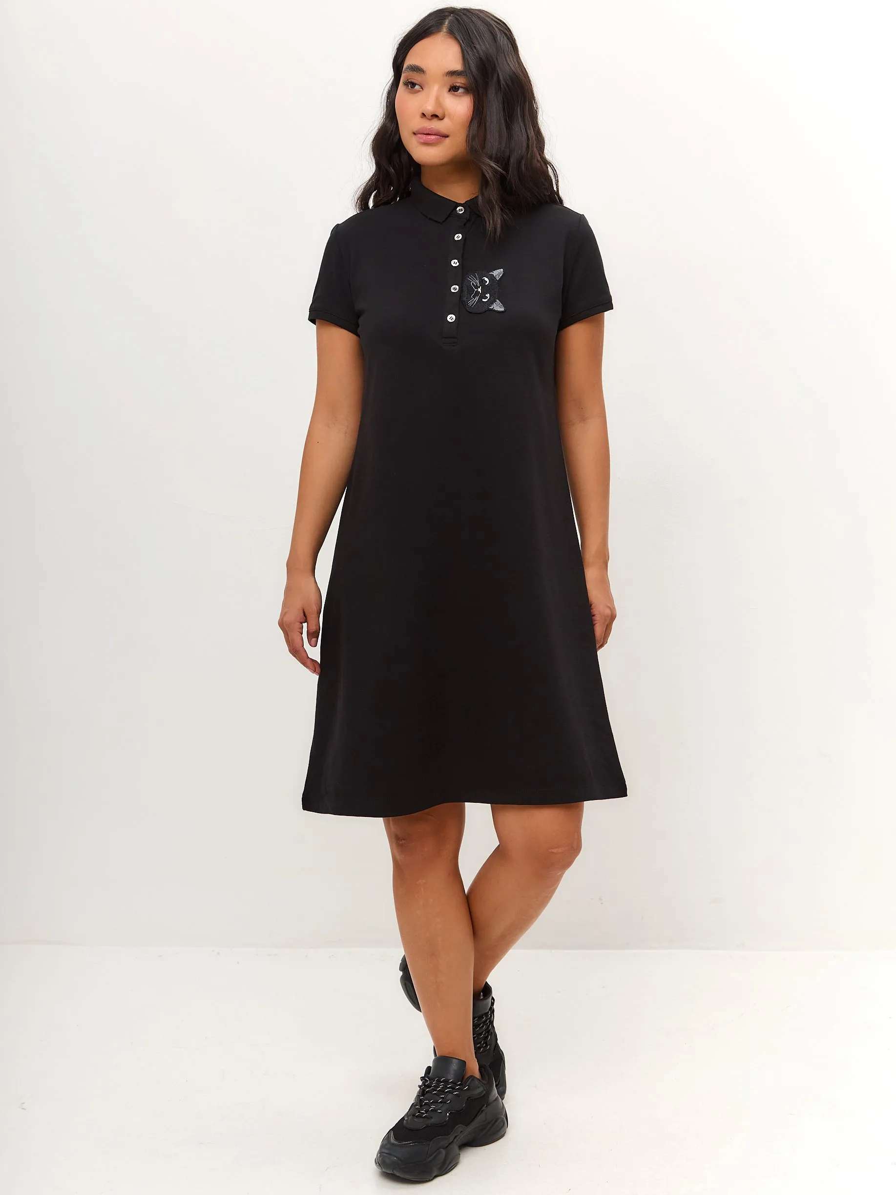 Black Polo Dress CAT