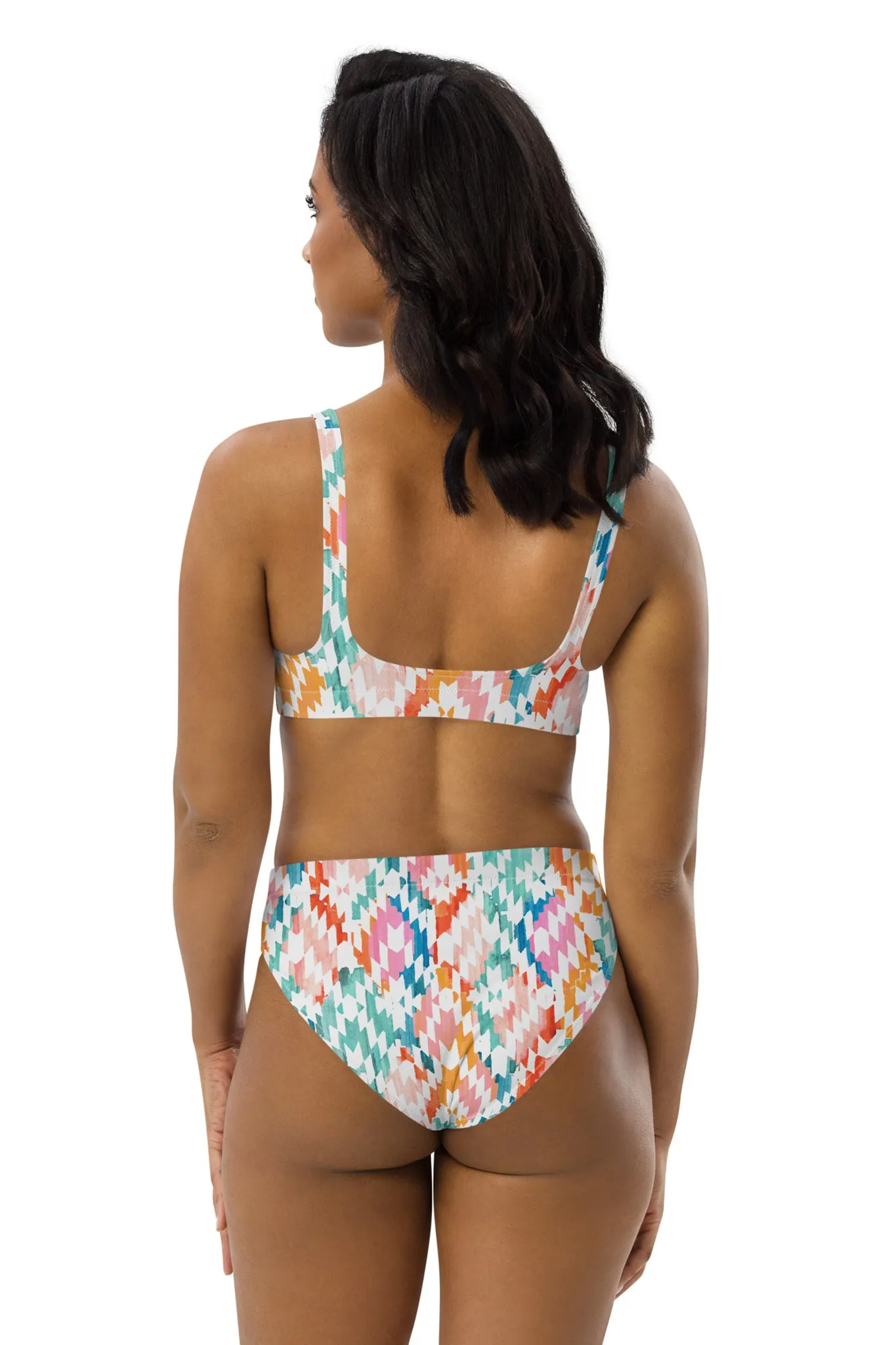Carnival Ikat Recycled Bikini Top