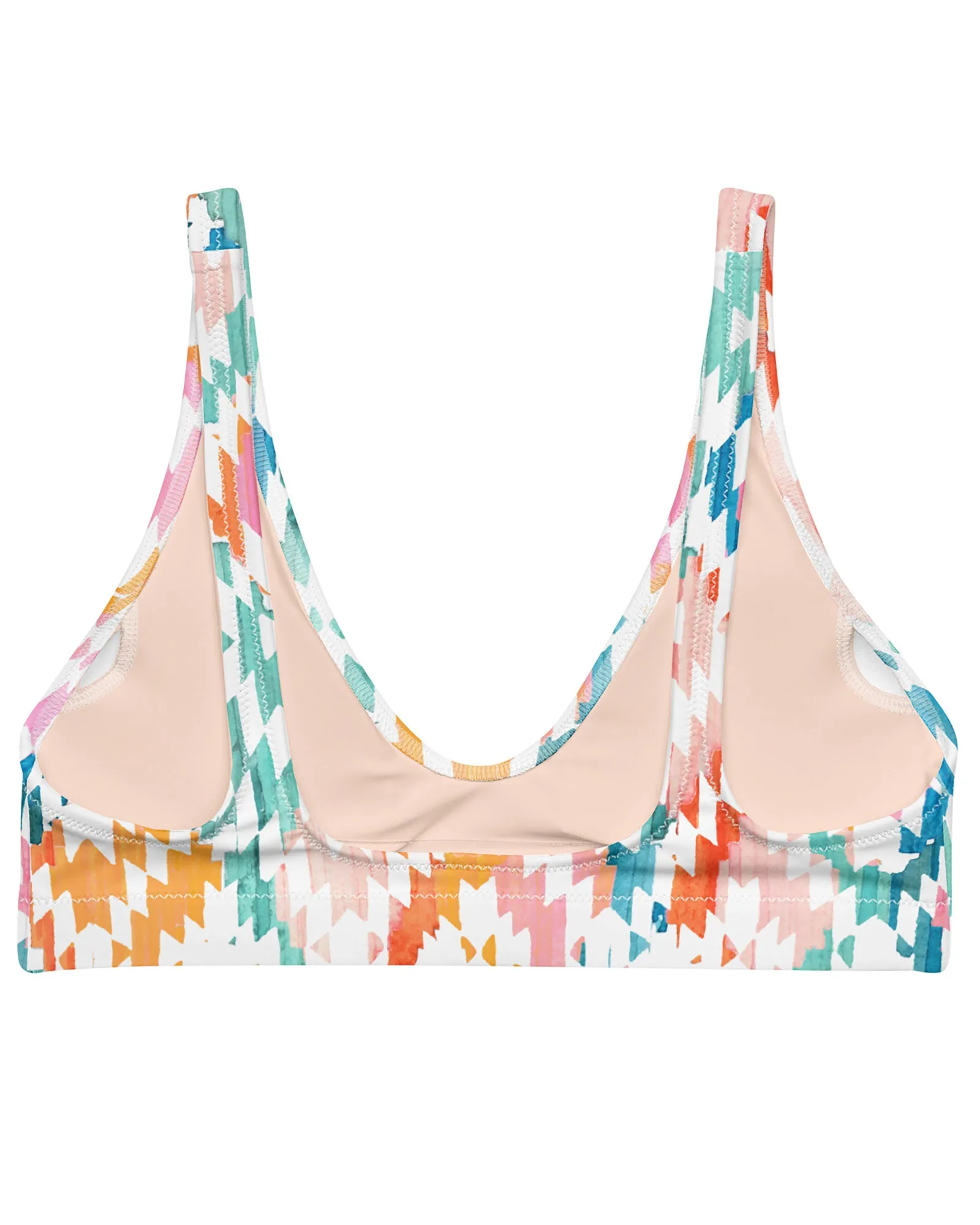 Carnival Ikat Recycled Bikini Top