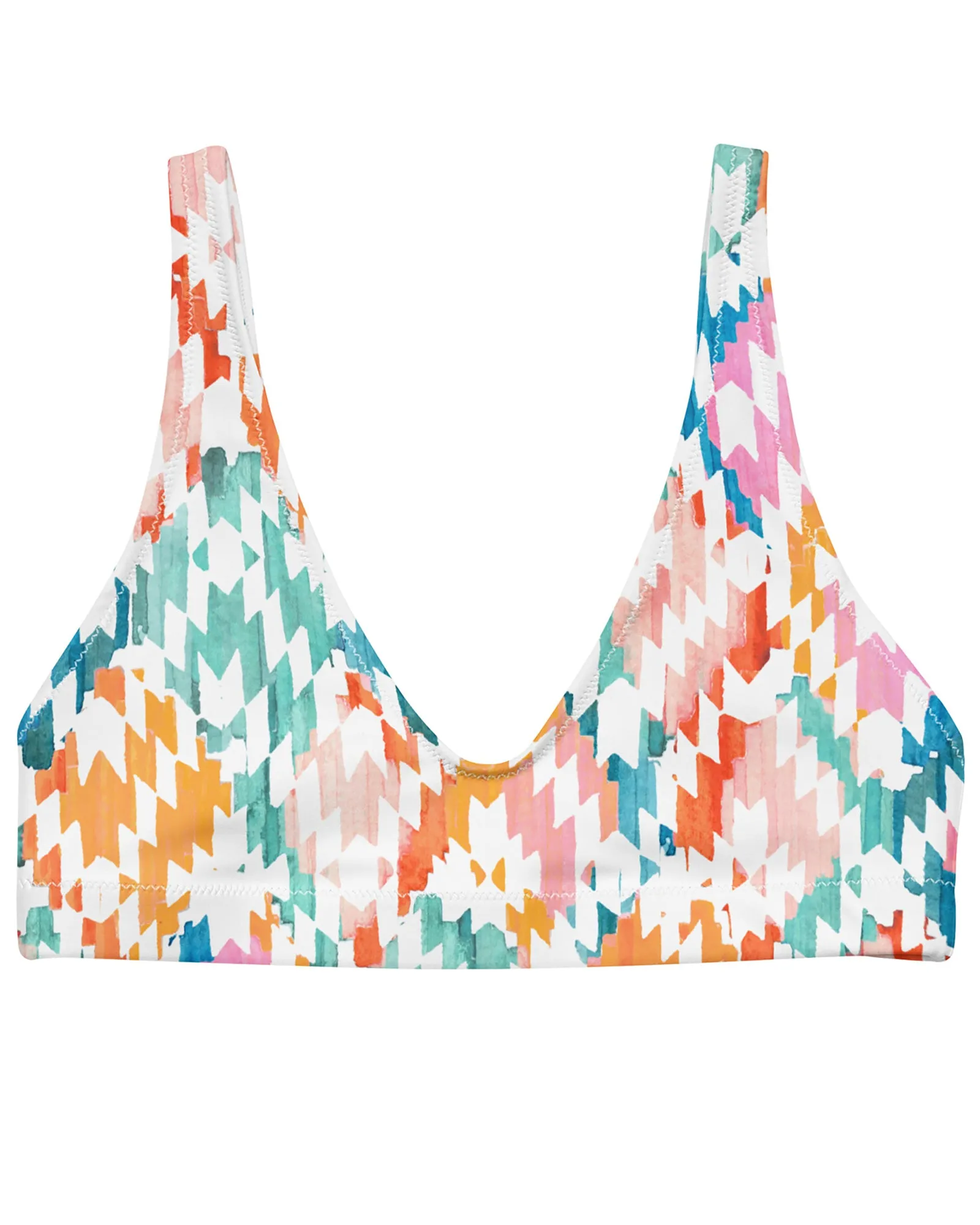 Carnival Ikat Recycled Bikini Top