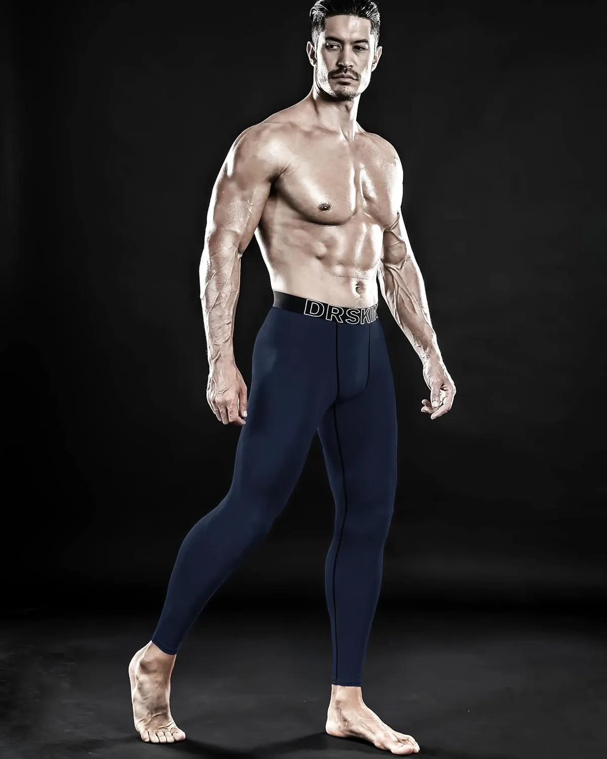 DRSKIN 5, 4, 3 or 1 Pack Men??s Compression Pants Tights Leggings Sports Baselayer Running Athletic Workout Active