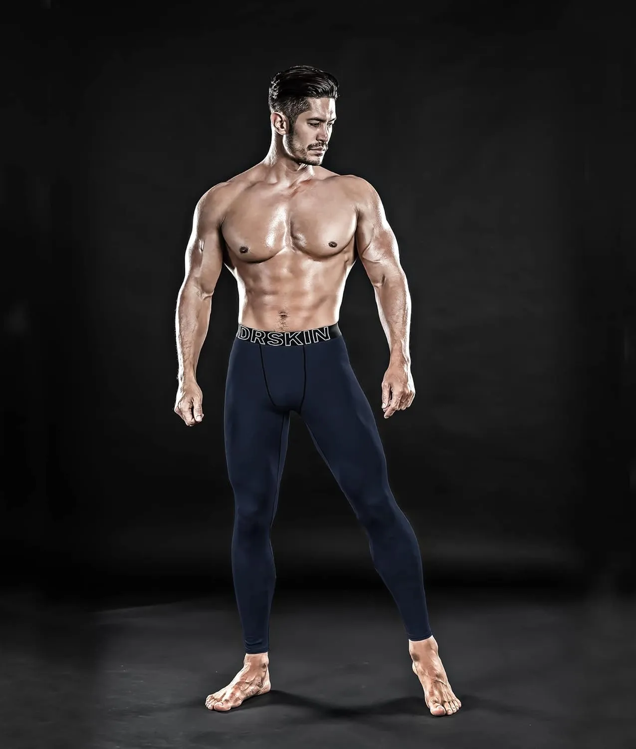 DRSKIN 5, 4, 3 or 1 Pack Men??s Compression Pants Tights Leggings Sports Baselayer Running Athletic Workout Active