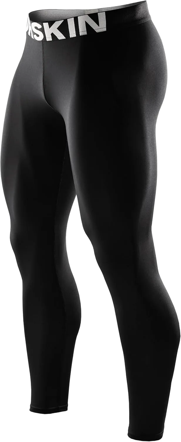 DRSKIN 5, 4, 3 or 1 Pack Men??s Compression Pants Tights Leggings Sports Baselayer Running Athletic Workout Active