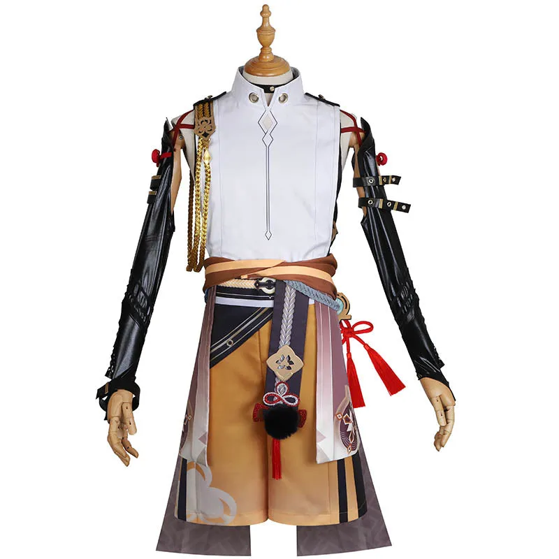 Genshin Impact Shikanoin Heizou Cosplay Costume Game Handsome Uniform Halloween Carnival Suit