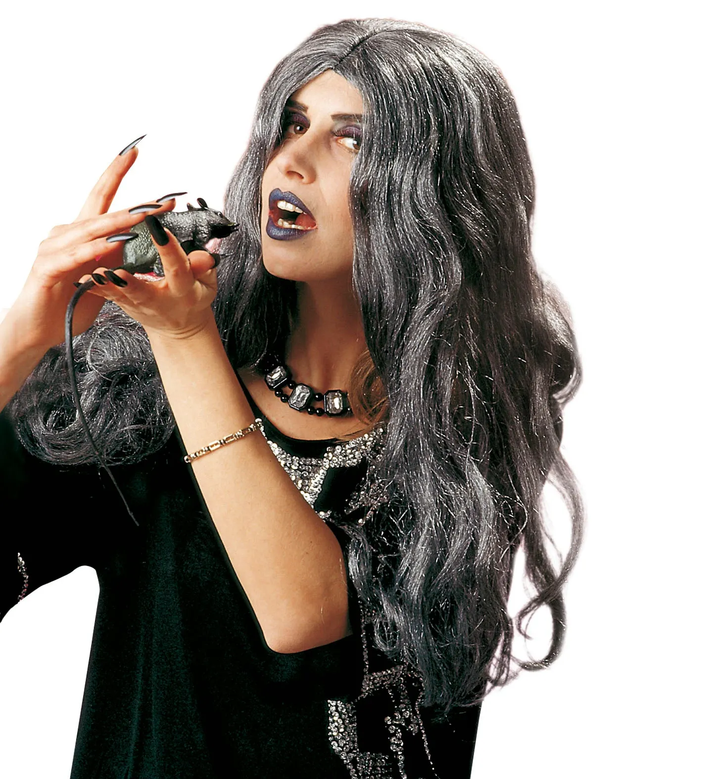 Grey Wig Long