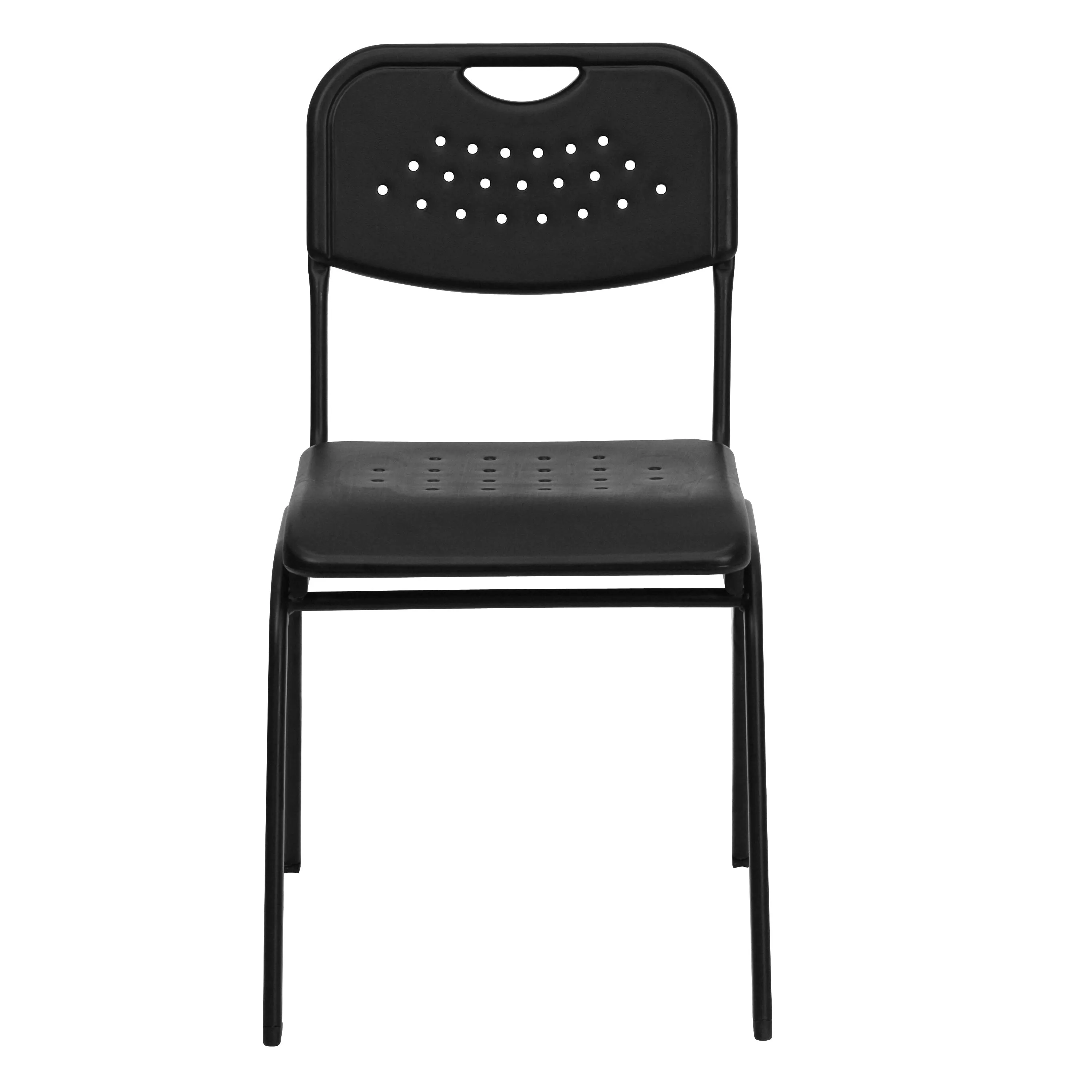 HERCULES Series 880 lb. Capacity Plastic Stack Chair with Open Back