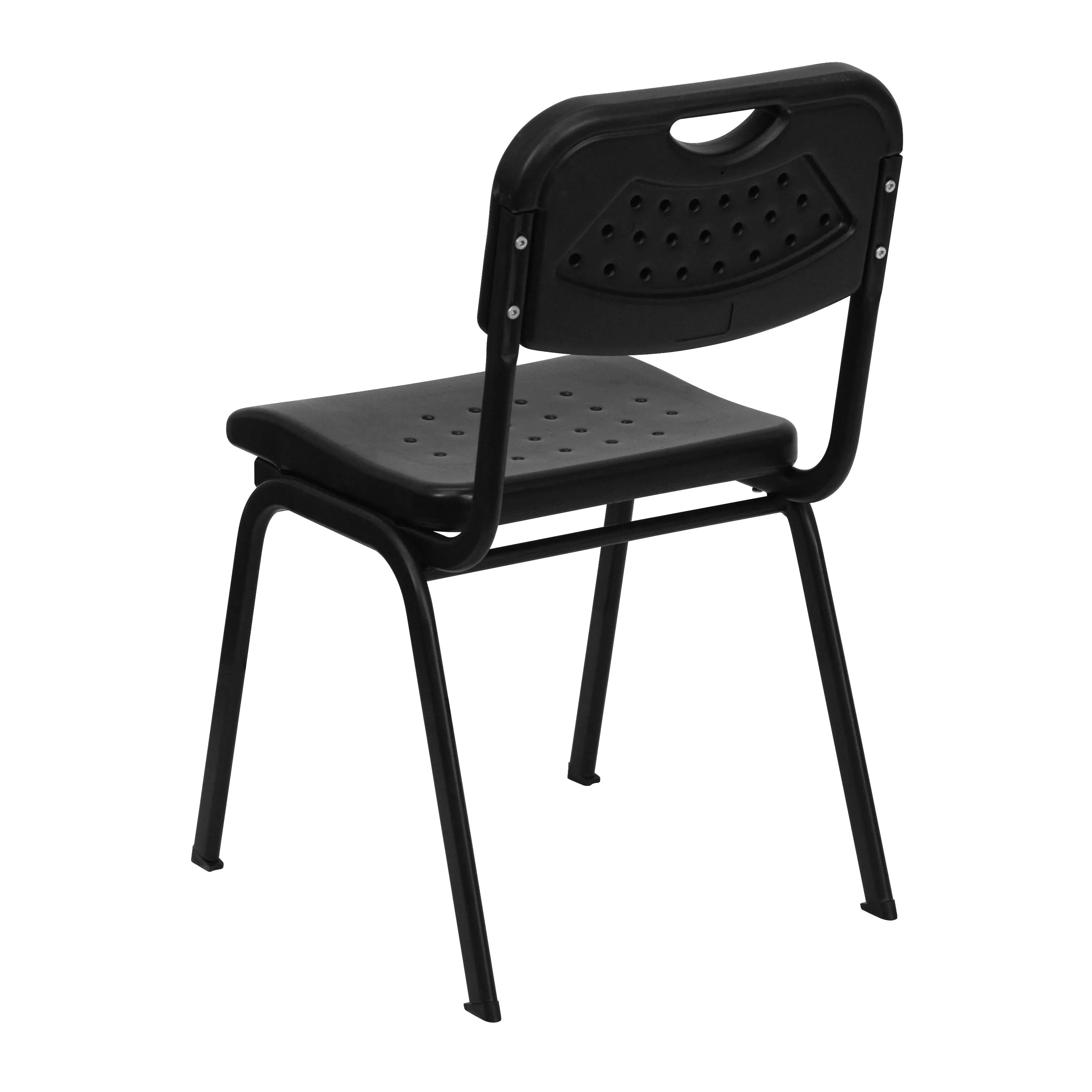 HERCULES Series 880 lb. Capacity Plastic Stack Chair with Open Back