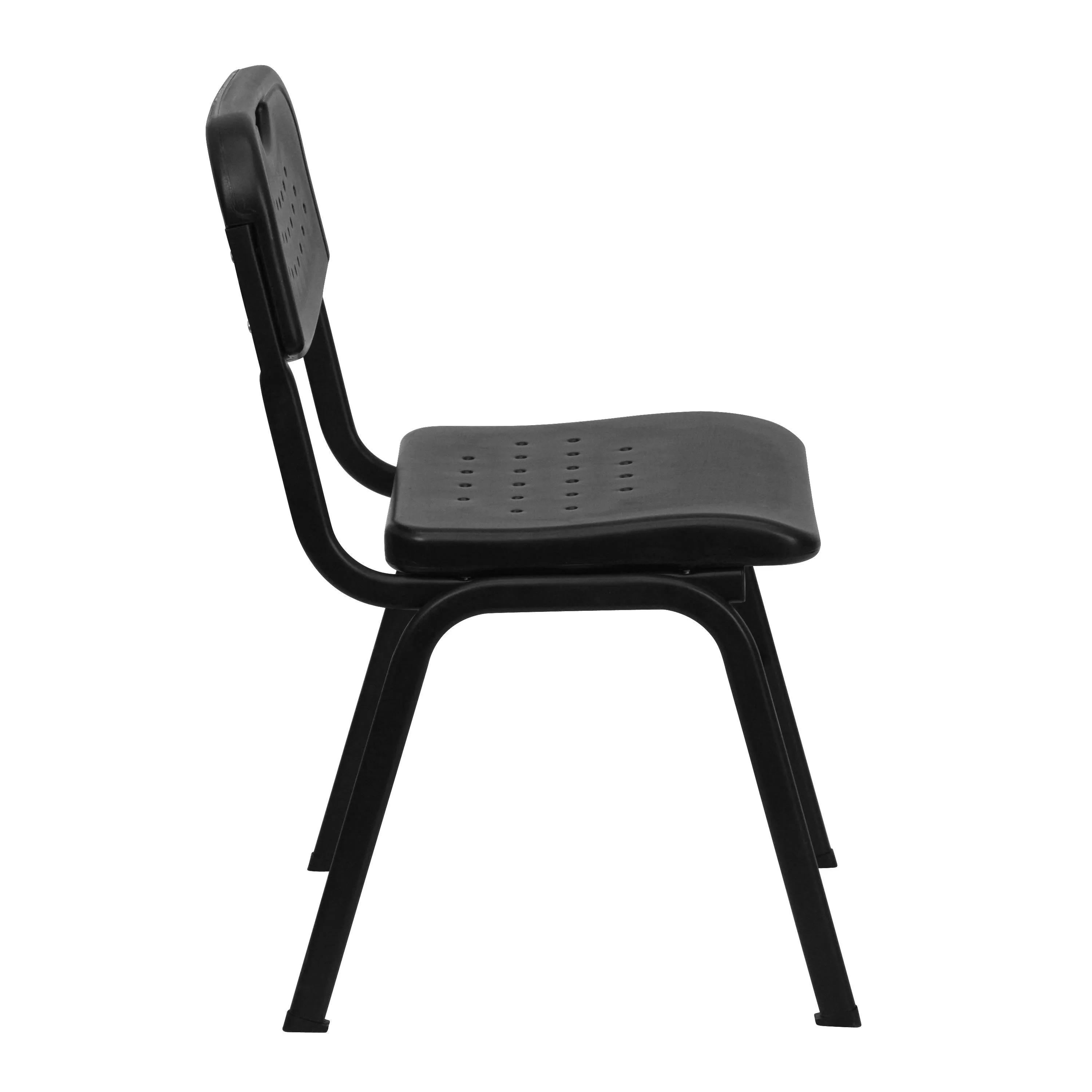 HERCULES Series 880 lb. Capacity Plastic Stack Chair with Open Back