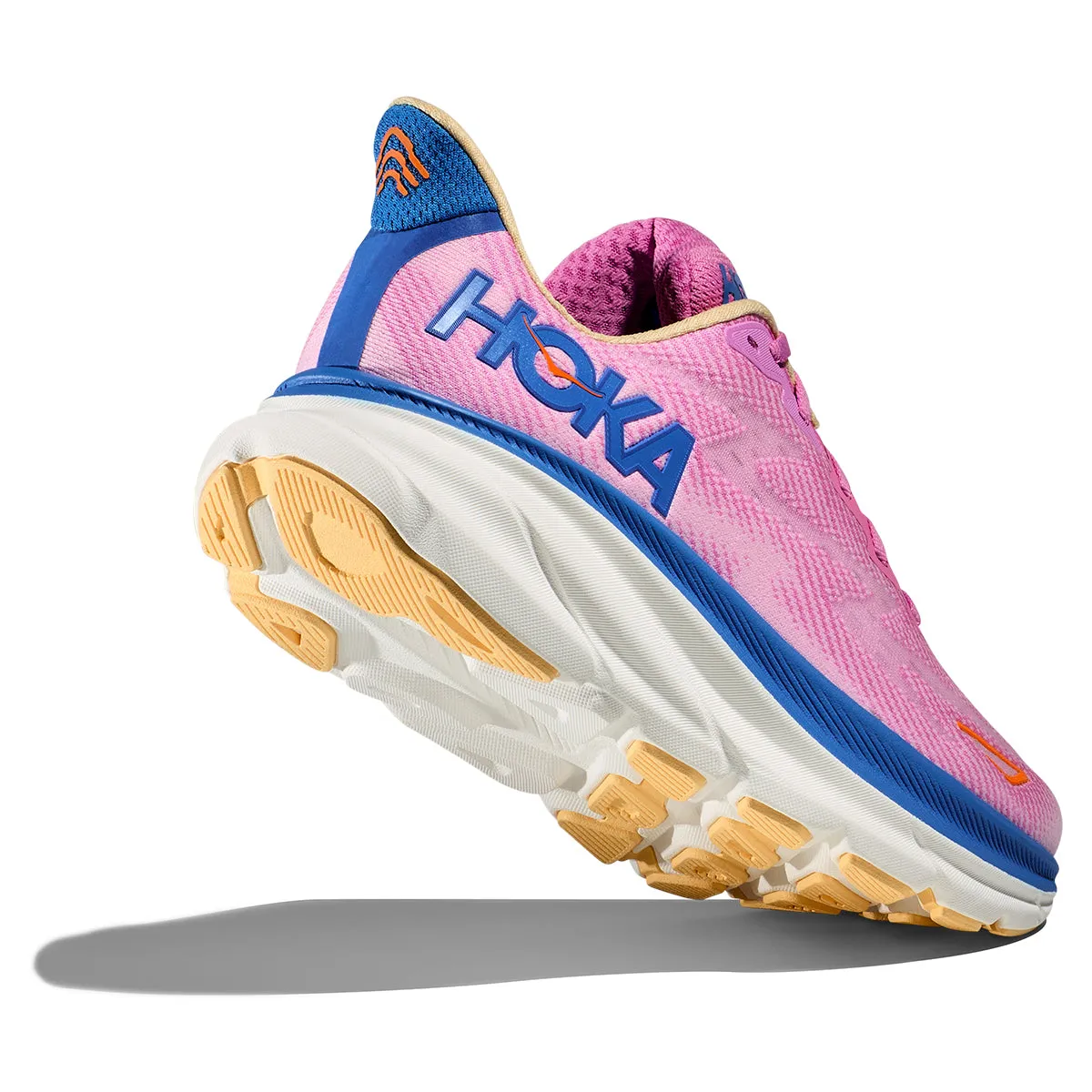 Sure, a more optimized title for this product could be: Hoka Clifton 9 Womens Running Shoes in Cyclamen/Sweet Lilac.