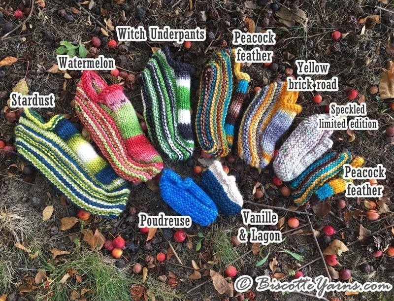 Knitting pattern | New Biscotte's Slippers