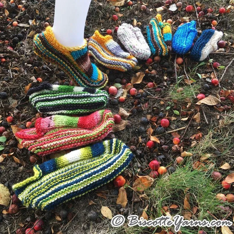 Knitting pattern | New Biscotte's Slippers