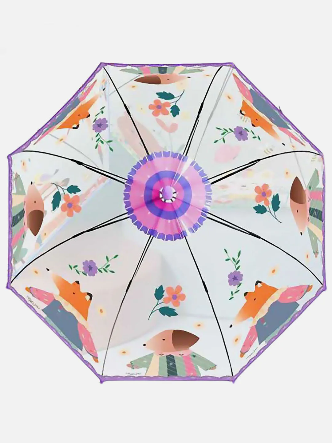 Little Surprise Box Dome Style Transparent Umbrella for Kids