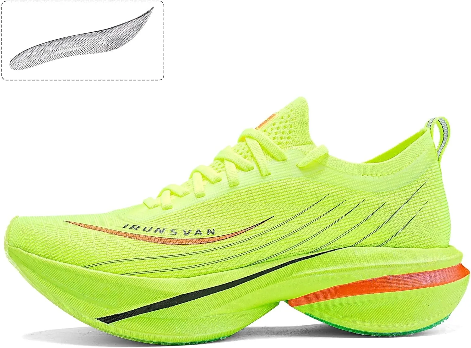 Men's and Women's Carbon Plate Running Shoes  Lightweight Breathable Sneakers for Training, Walking, Gym, Commuting  Supportive Athletic Footwear