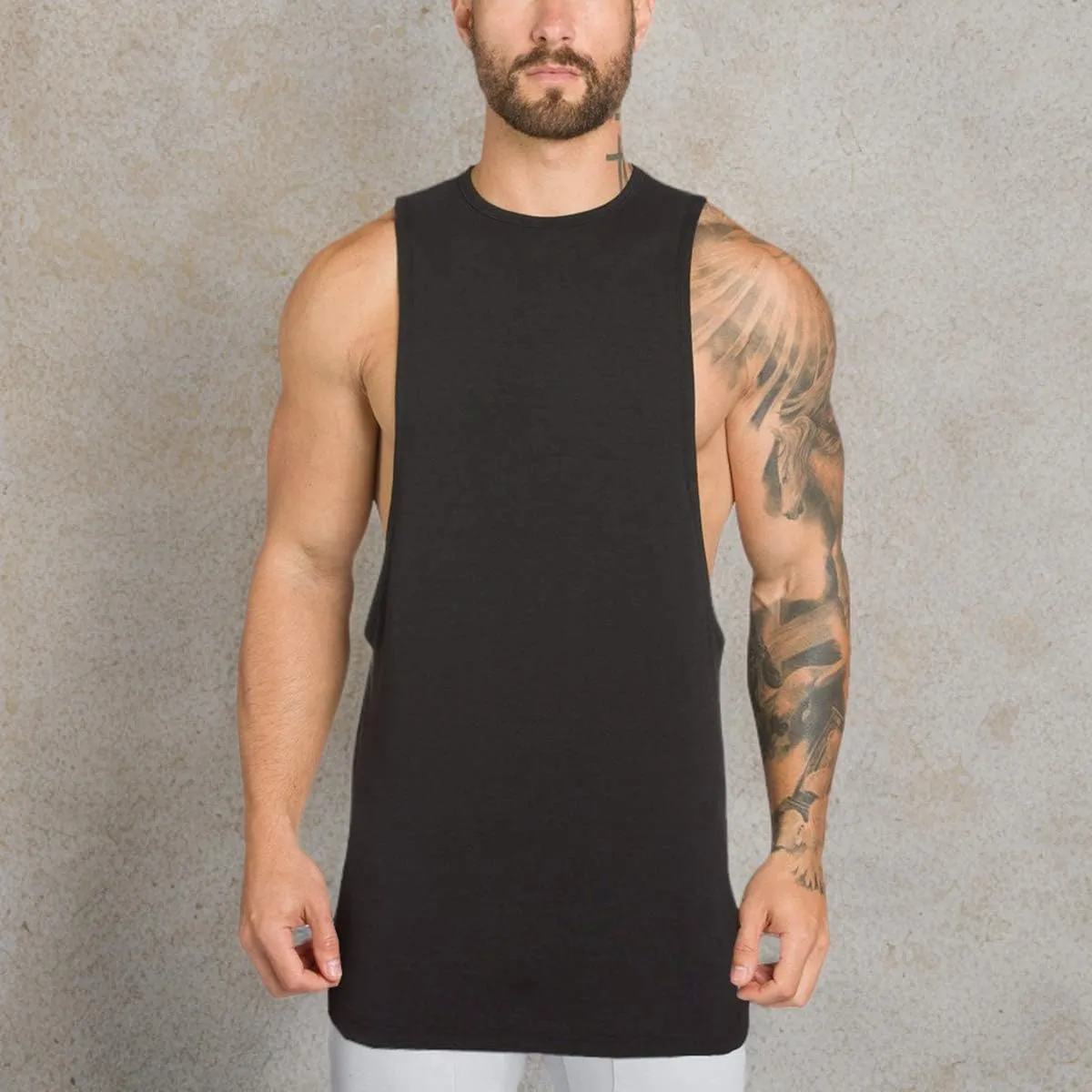 Muscle Killer Men's Muscle Cut Off Gym Workout Stringer Tank Tops Bodybuilding Fitness T-Shirts 1/2/3 Pack