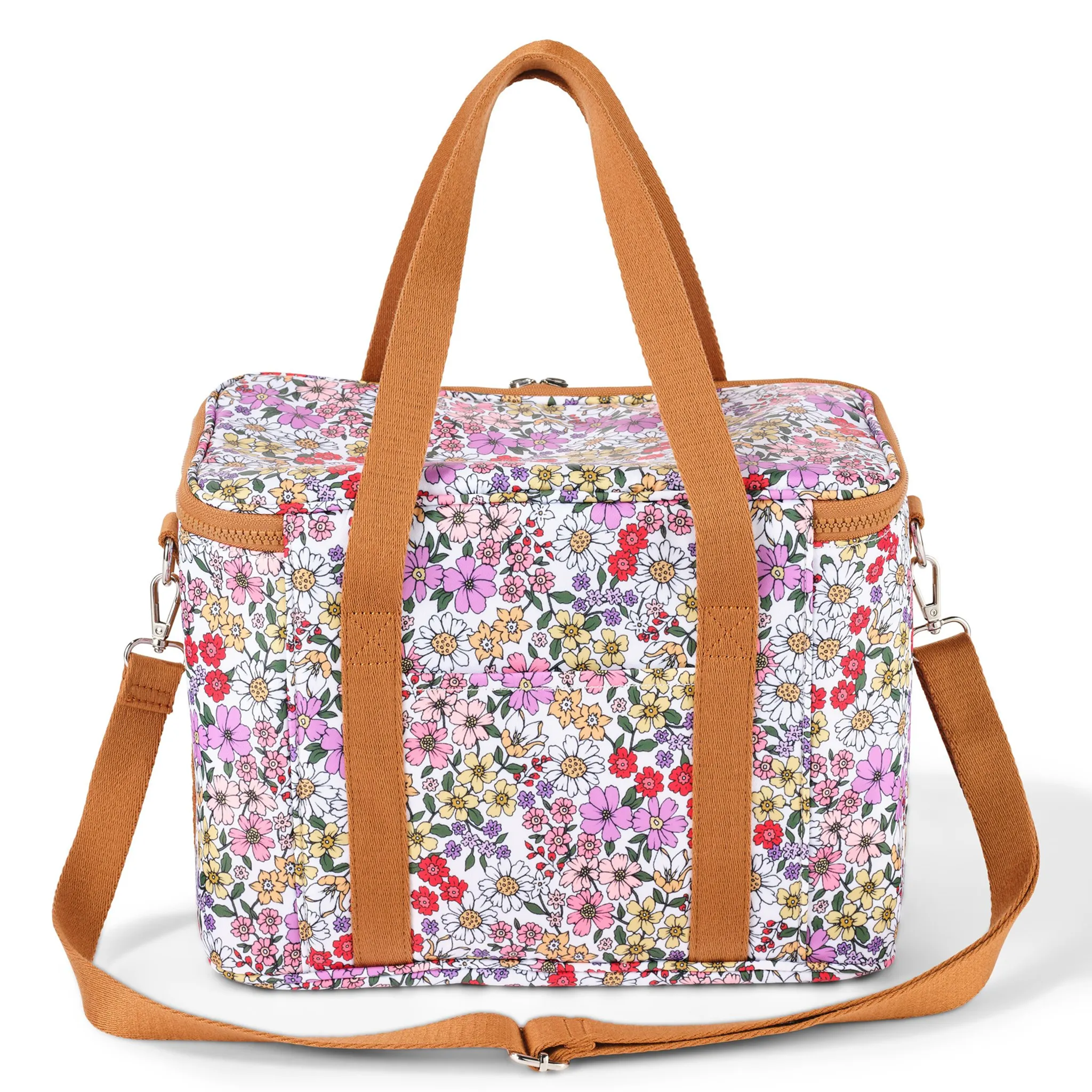 OiOi MAXI Insulated Lunch Bag - Daisy
