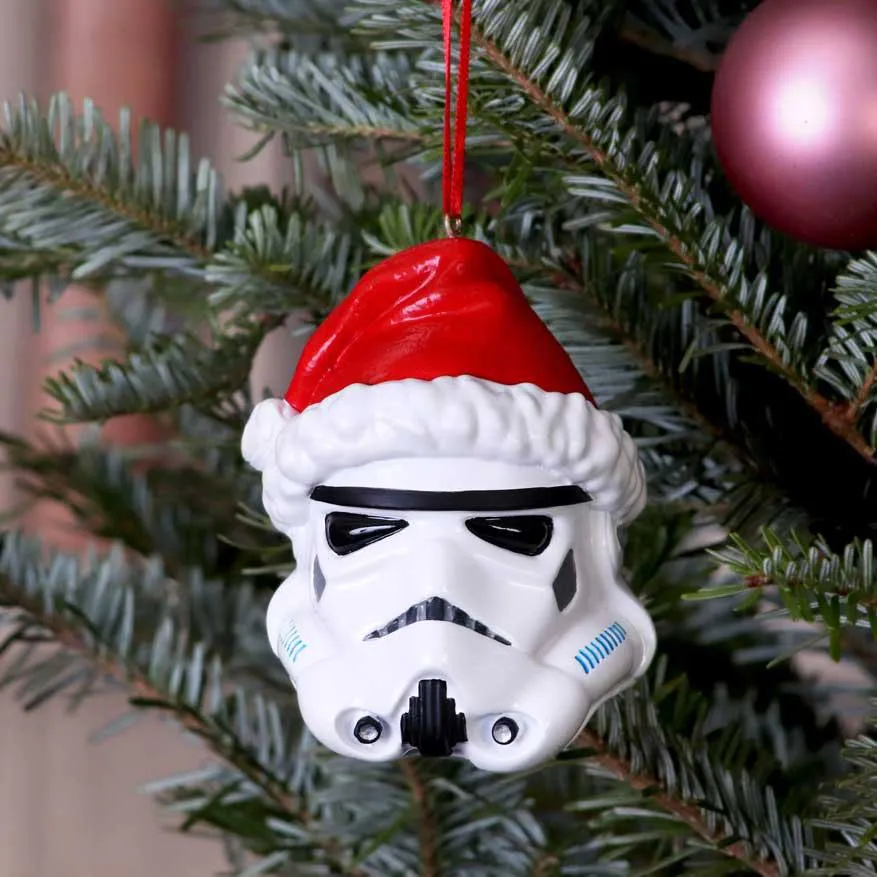 Original Stormtrooper Hanging Tree Ornament Candy Cane 12 Cm