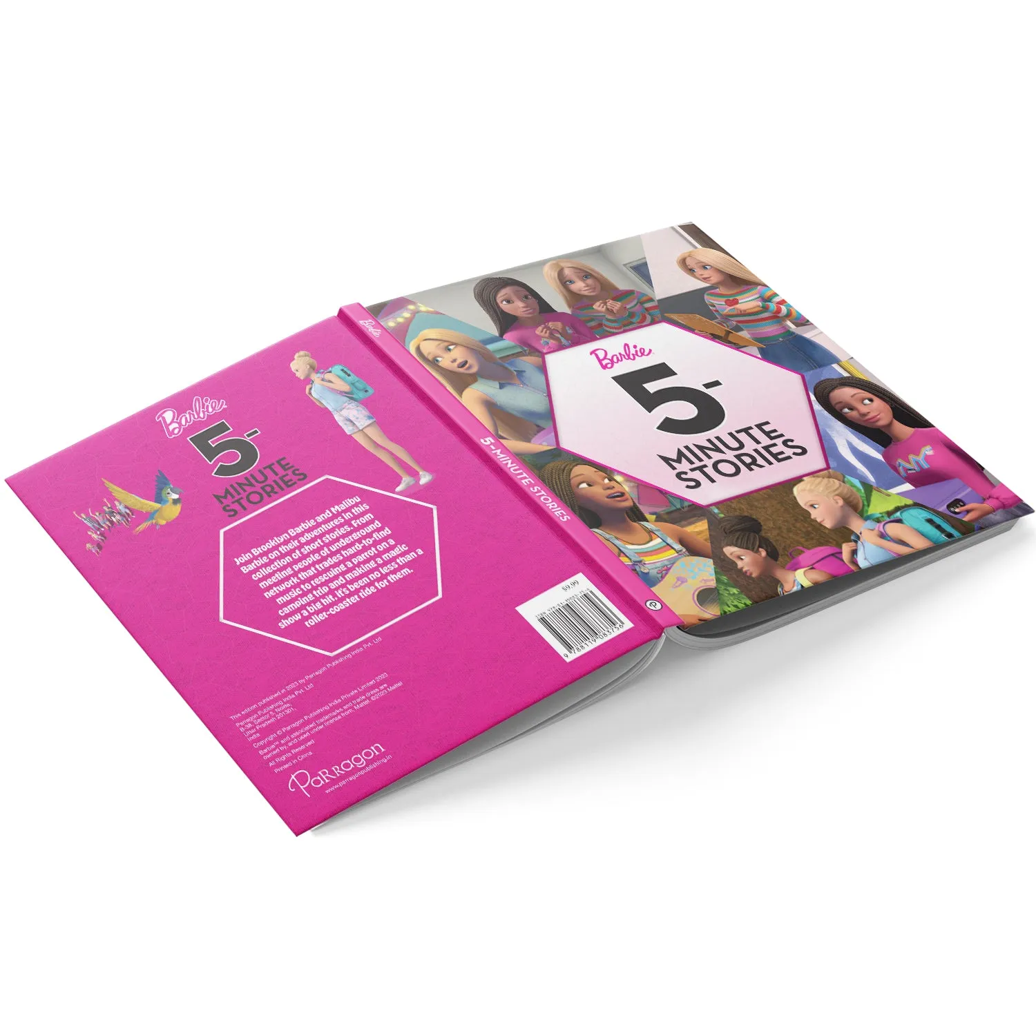Parragon Publishing Barbie: 5-Minute Stories Book | Barbie Stories Collection for Girls | For 6 to 8 Year's Old