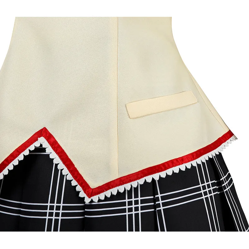 Puella Magi Madoka Magica Cosplay Costume Madoka Kaname School Uniform Halloween Carnival Suit