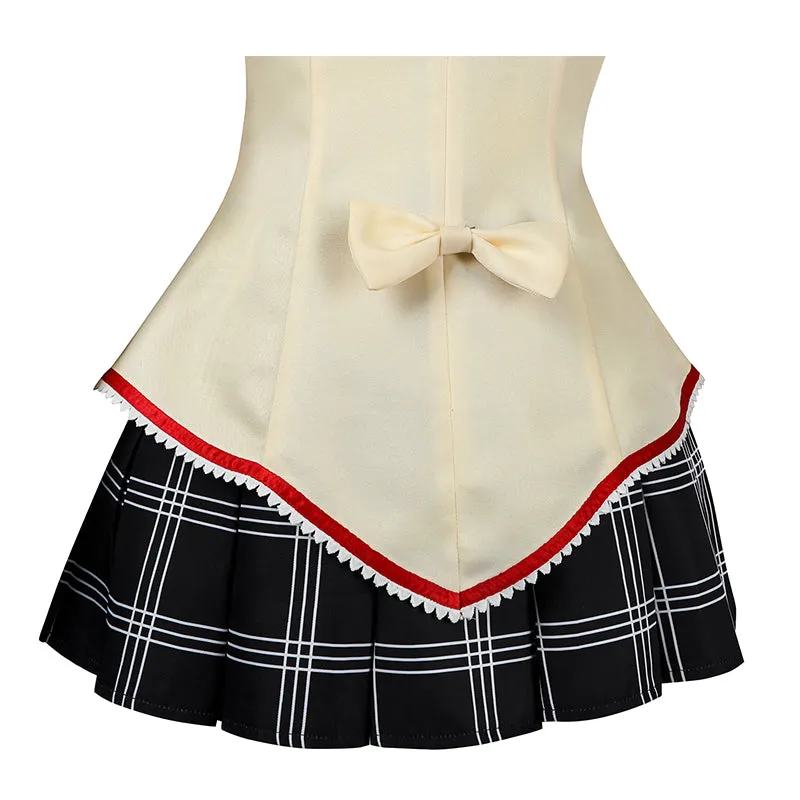 Puella Magi Madoka Magica Cosplay Costume Madoka Kaname School Uniform Halloween Carnival Suit