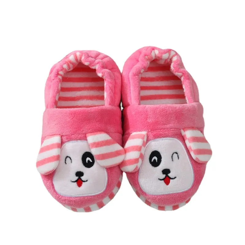 Winter Cute Penguin Kids Slippers Comfortable Baby Warm Cotton Shoes Boys And Girls House Indoor Animal Plush Slippers