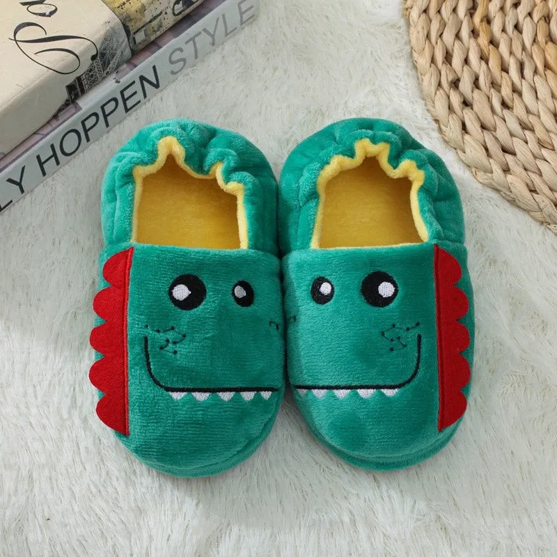 Winter Cute Penguin Kids Slippers Comfortable Baby Warm Cotton Shoes Boys And Girls House Indoor Animal Plush Slippers